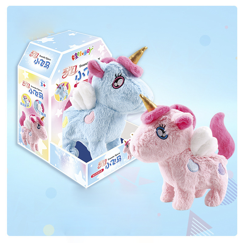 Wholesale New Design Walking Unicorn Stuffed Animal Plush Toy Unicorn Plush Toy For Children