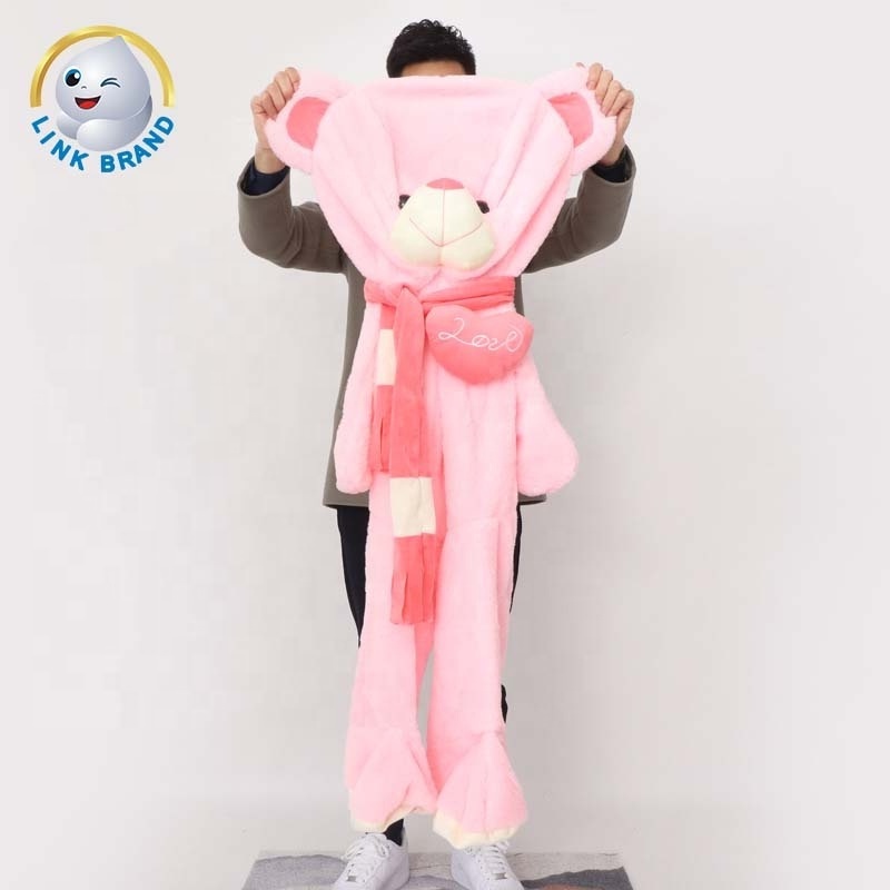 2022 Factory Wholesale Large Unstuffed Teddy Bears Skins Plush Toys Animal Unstuffed Teddy Bear Skin