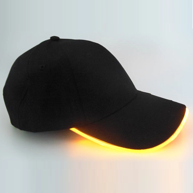 Wholesale Customized LED Hat Casual Game Duck Hat Party Glow Outdoor Fishing Lights Hat