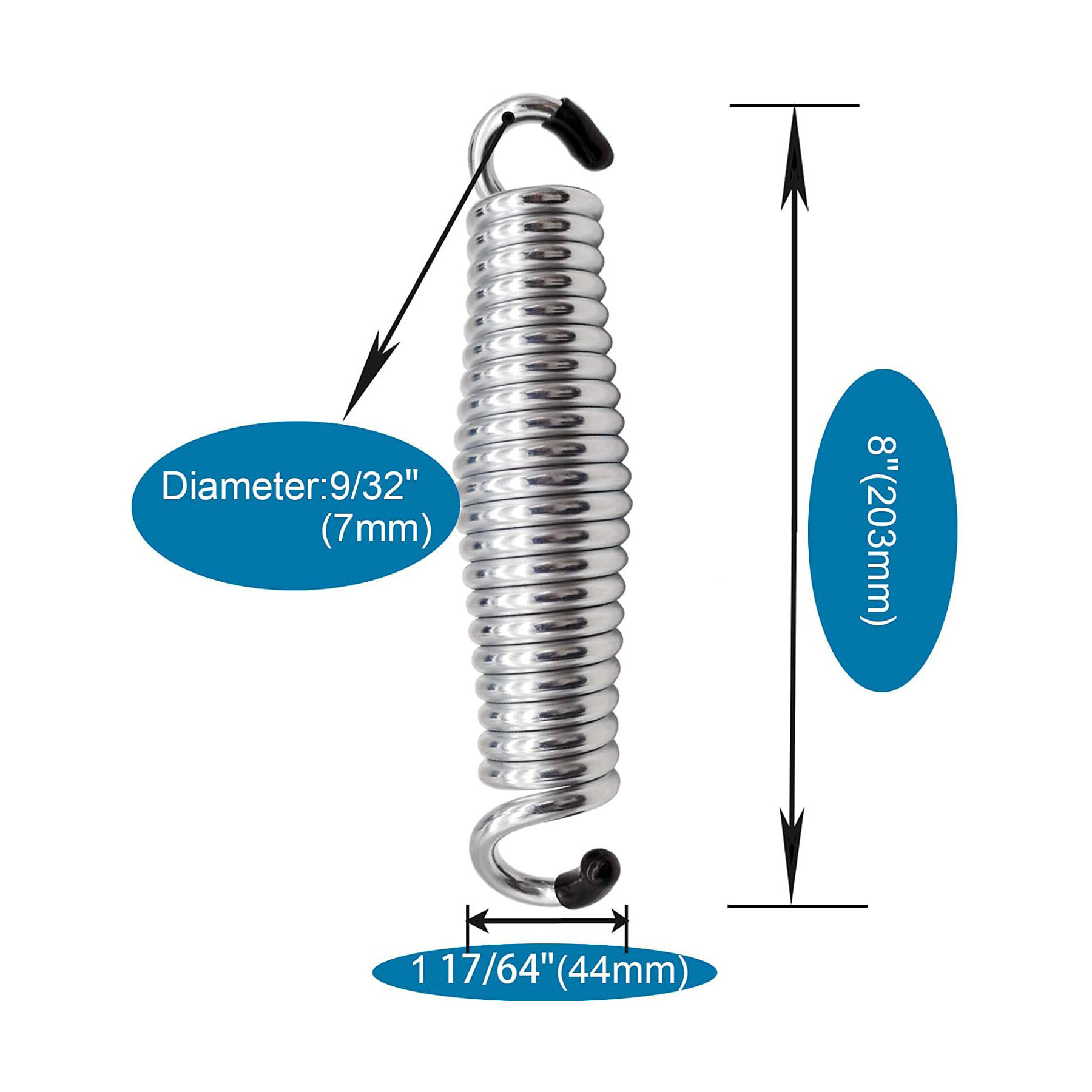 OEM/ODM Customized Stainless Steel Multipurpose Extension Springs Porch Swing Conical Springs