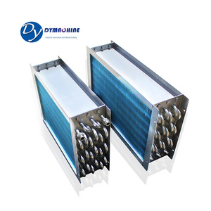 Custom Industrial Corrugated Finned Tube Compressor Water Resources Air Cooled Heat Exchanger