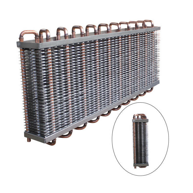 Professional machining finned water exchanged heat refrigeration evaporator chilling evaporator coil  heat transfers