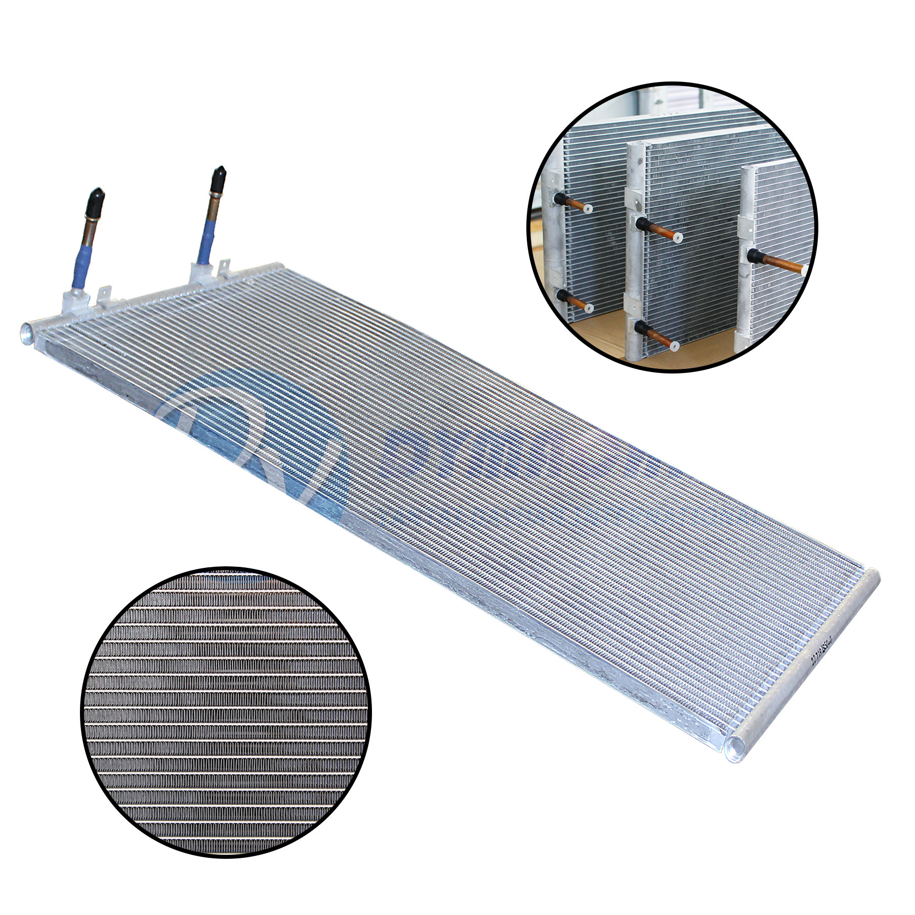 16MM Thickness Customized Refrigerator Heat Exchanger Showcase Freezer Aluminum Microchannel Flow Condenser Coils