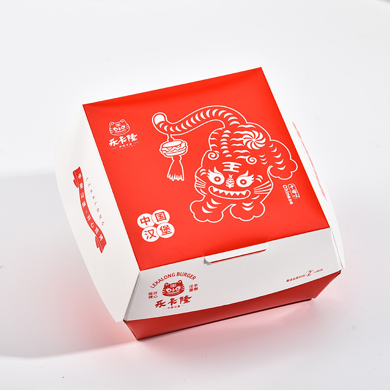 Wholesale Disposable Paper Burger Take out Box