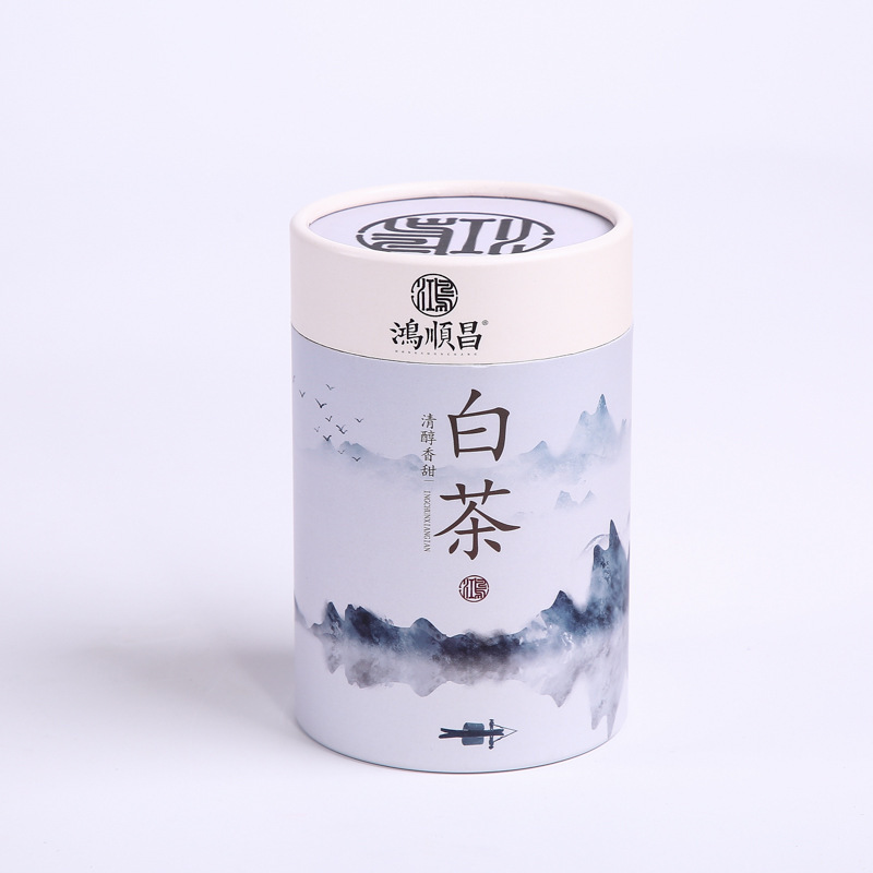 Tea packaging paper cans moisture-proof sealed kraft paper cans Recyclable