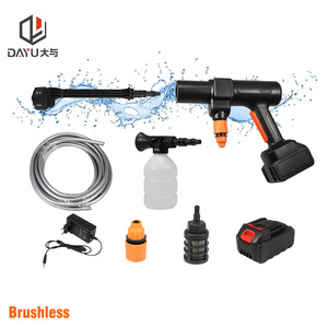 High-speed cordless power washer foam gun 21V high pressure car washer machine