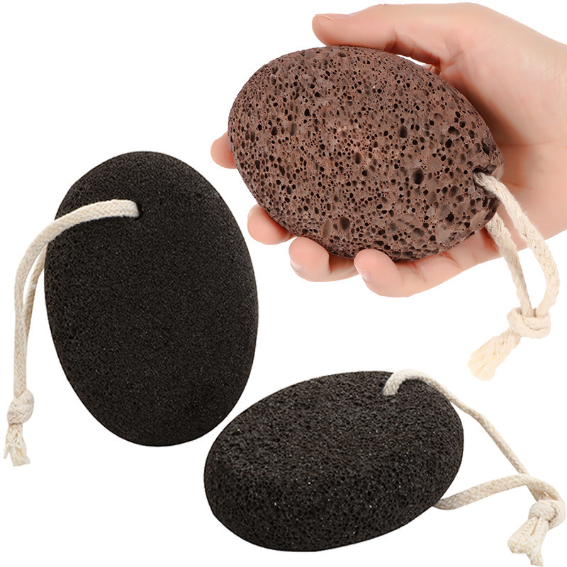 Volcanic Stone Rubbing Stone Foot Grinders Fot Scrubbing Foot File Hand Held Scrubber Foot Pedicure Health Care