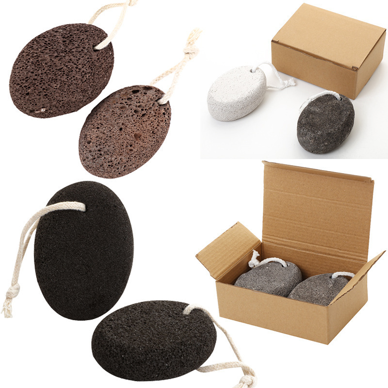 Volcanic Stone Rubbing Stone Foot Grinders Fot Scrubbing Foot File Hand Held Scrubber Foot Pedicure Health Care