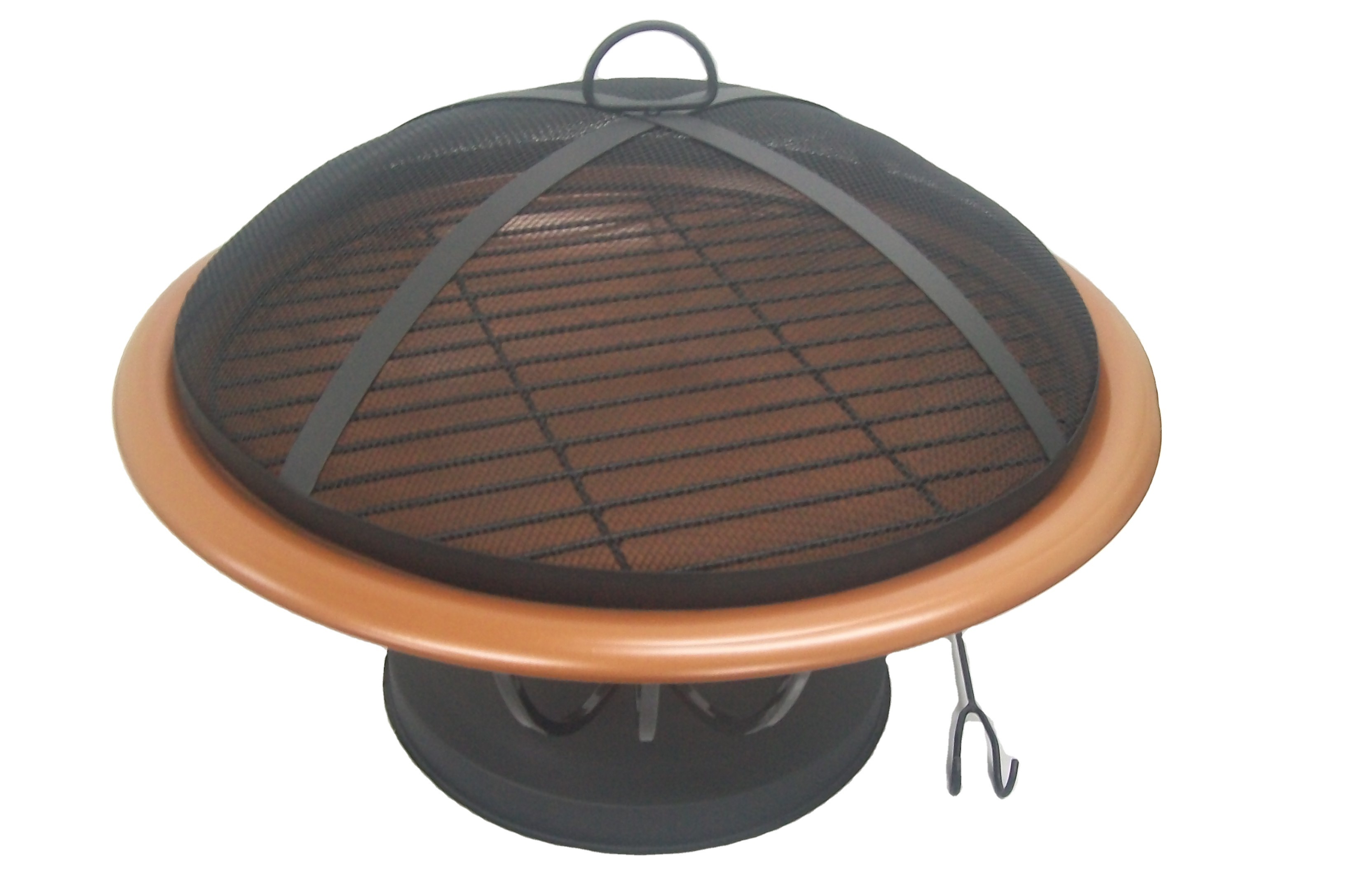 Outdoor Fire Bowl Wood Burning Extra Large Round Fire Pit Heavy Duty Metal Fireplace for Charcoal Burning