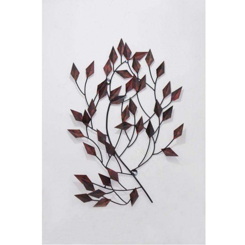 Creative Metal Wall Hanging Home Decoration Handmade Natural Leaves Wall Art Pendant Wall Decor