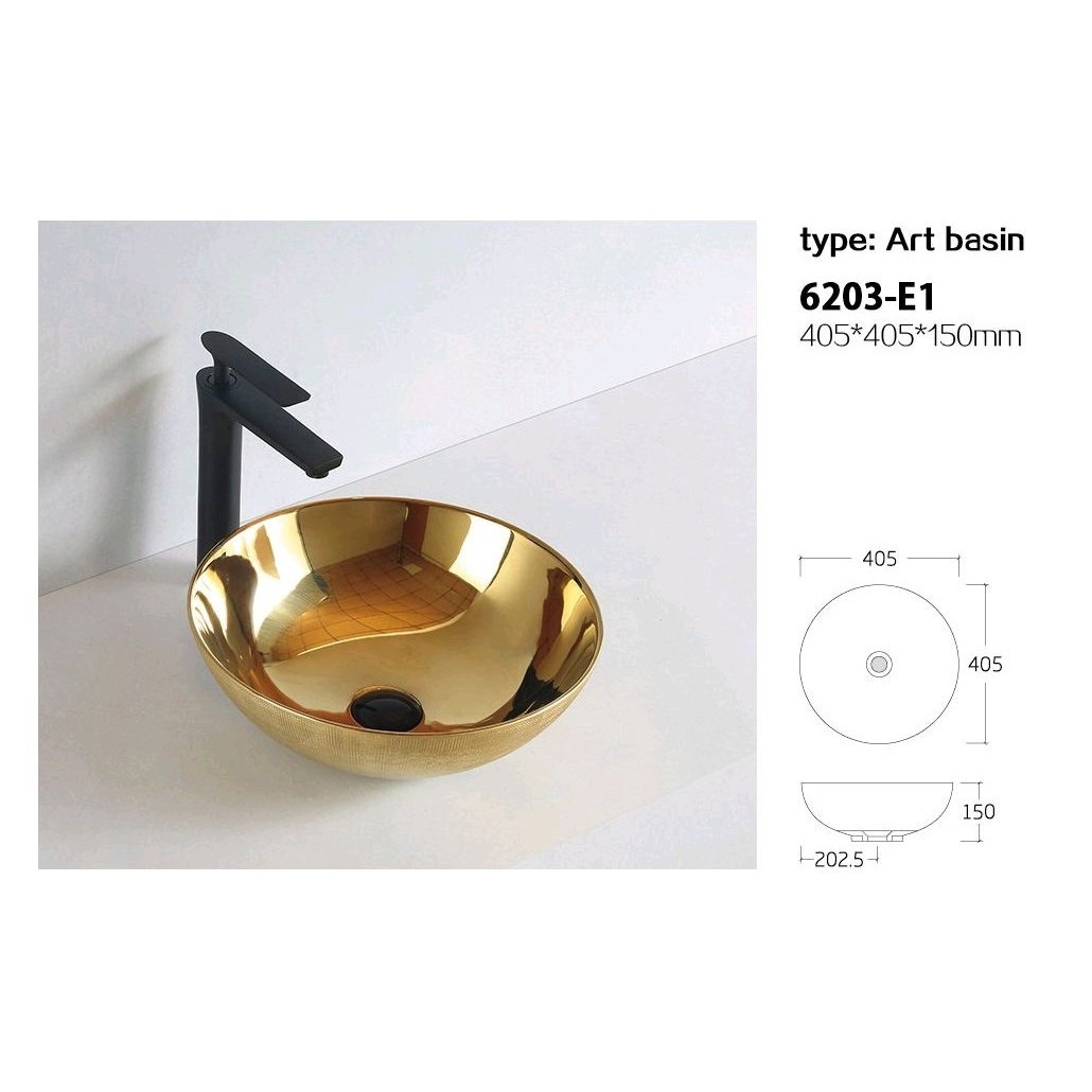 counter stop wash copper hammered sink basin for kitchen & bathroom