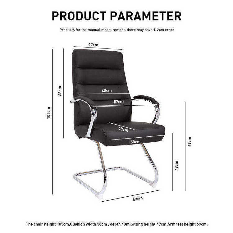 Chair Office Wheels Upholstered Chairman 627 for Reception on Ergonomic Charles Leather Office Chair