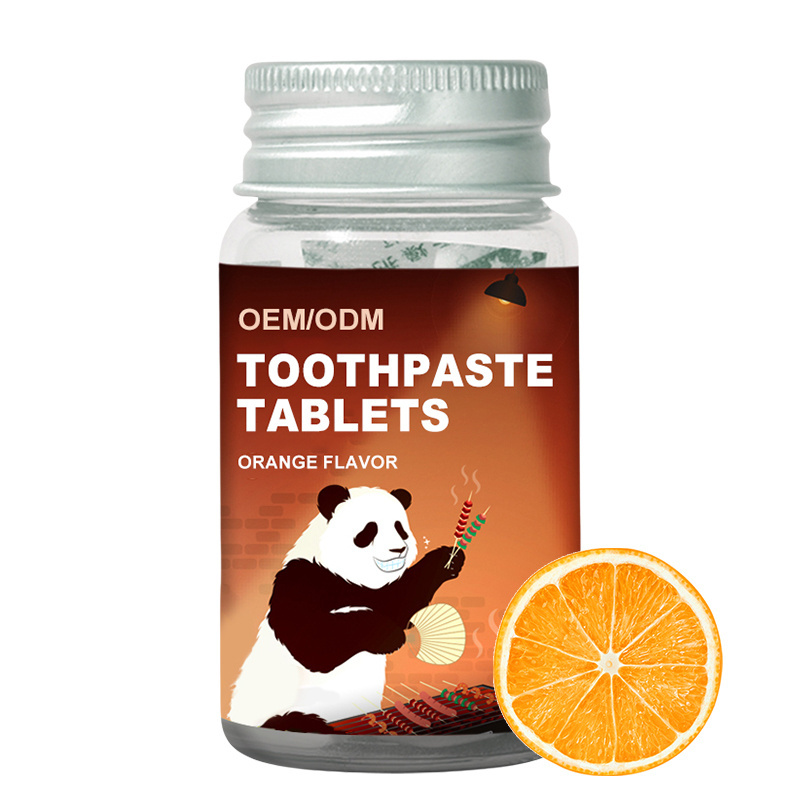 Private Label Manufacturers Teeth Whitening Toothpaste Tablets Travel Toothpaste