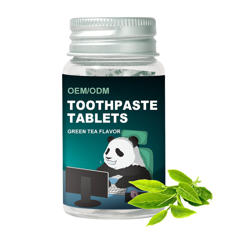 Private Label Manufacturers Teeth Whitening Toothpaste Tablets Travel Toothpaste