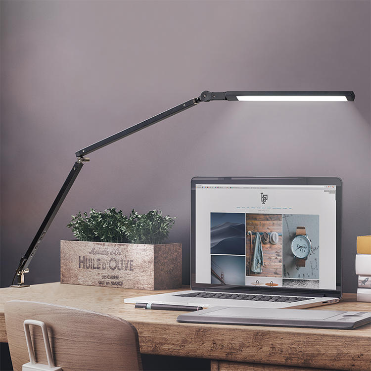 2023 Architect Desk Light For Home Adjustable Swing-Arm Lamp Creative Nordic Desk Lamp Timer LED Touch Study Swing Arm Desk Lamp