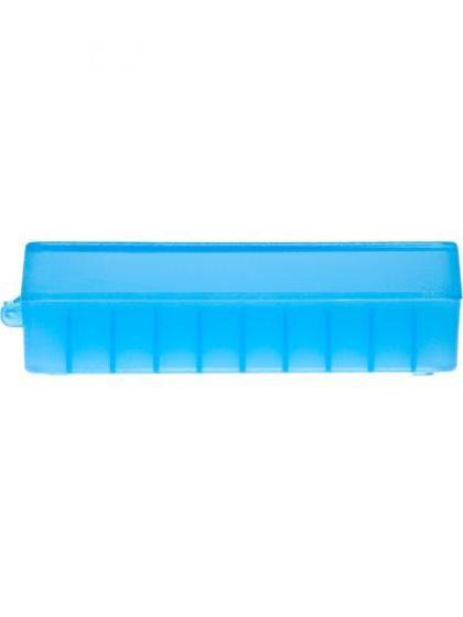 waterproof blue 100 round plastic hard flip-top ammo box