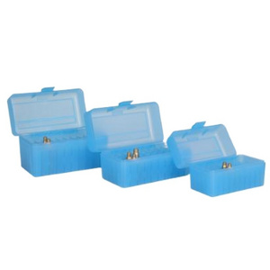 waterproof blue plastic hard flip-top ammo box