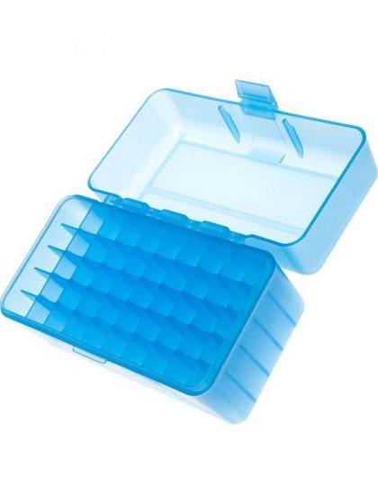 waterproof blue plastic hard flip-top ammo box