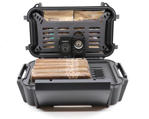 portable plexiglass cigar humidor display warhammer 40k pelican-ruck case