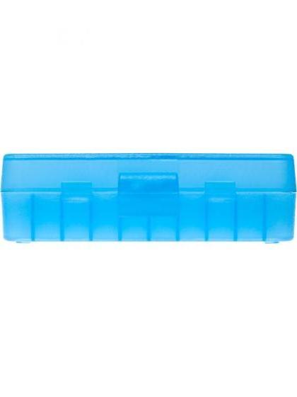 waterproof blue 100 round plastic hard flip-top ammo box