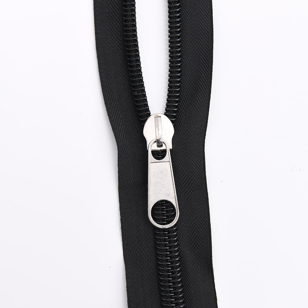 Wholesale Factory Custom #3 #5 #8 #10 Polyester Zinc Alloy Cierre Rollo Nylon Coil Zipper Long Chain with Slider