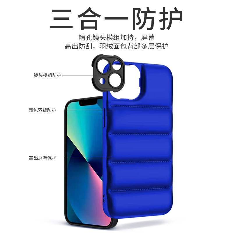 Wholesale All-Inclusive Airbag Drop-Resistant Silicone Phone Case Applicable for Apple 15promax 14 13XR 15XR Mobile Phones