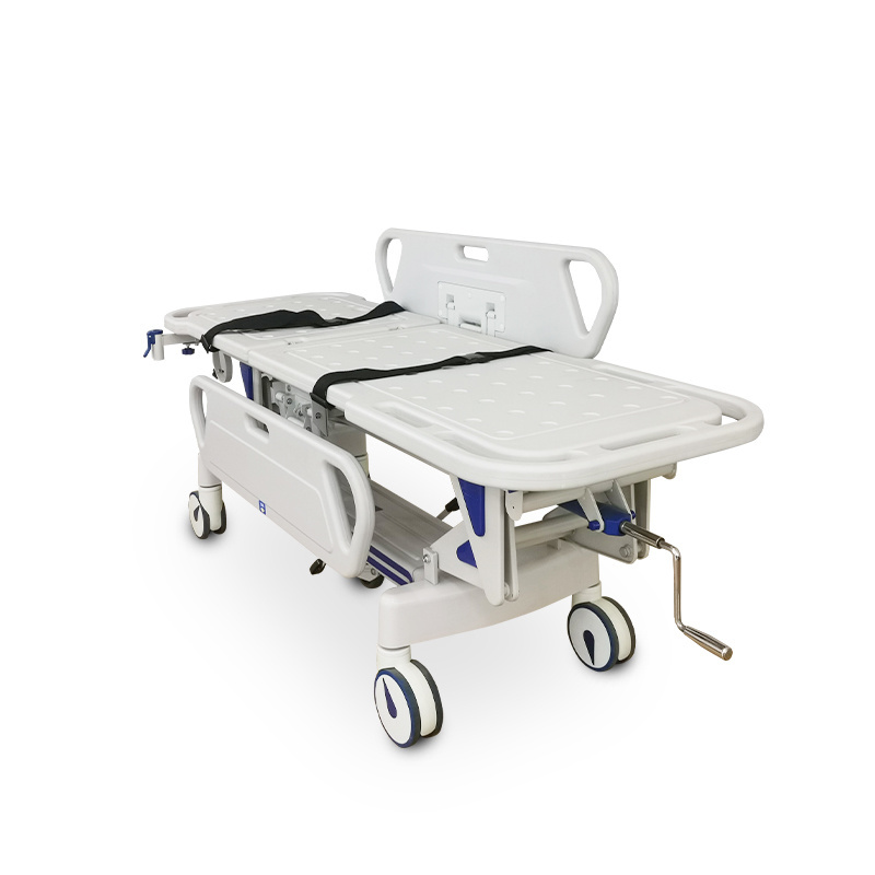 High End Hospital Electronic Transport Gurney Emergency Hospital Patient Emergency Transfer Stretcher Bed