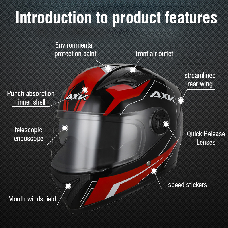 Top quality  cool motorcycle helmets for men women  full face helmet for head guard motor helmet