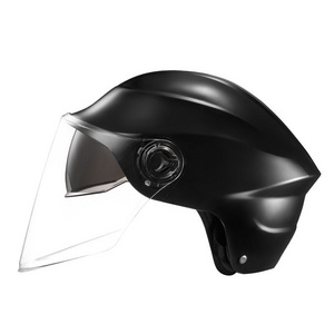 New product seasons hat unisex half-covered visor and lens cycling  helmet  electric bicycle scooter open face helmet