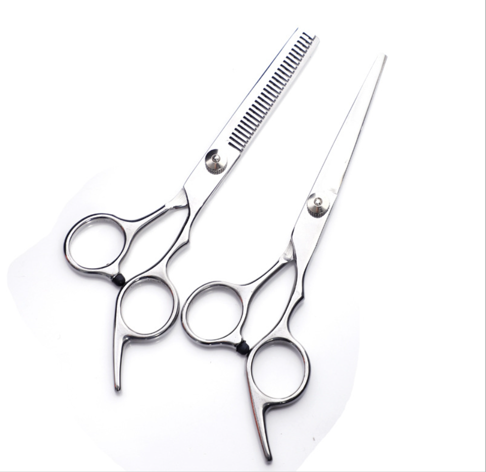 Stainless Steel Barber Scissors Kit Hair Cutting Scissors Thinning Shear For Hairdressing Salons