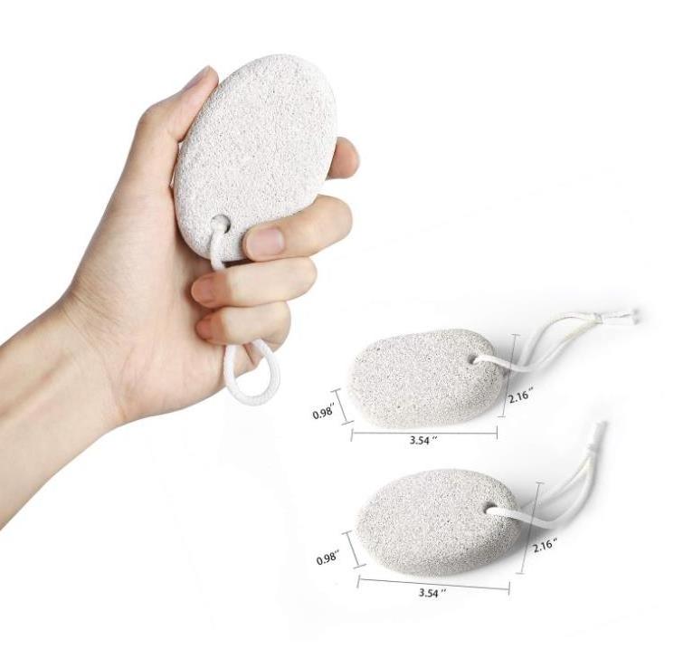 Lava Pedicure Tools Hard Skin Callus Foot File Exfoliation to Remove Dead Skin Natural Pumice Stone