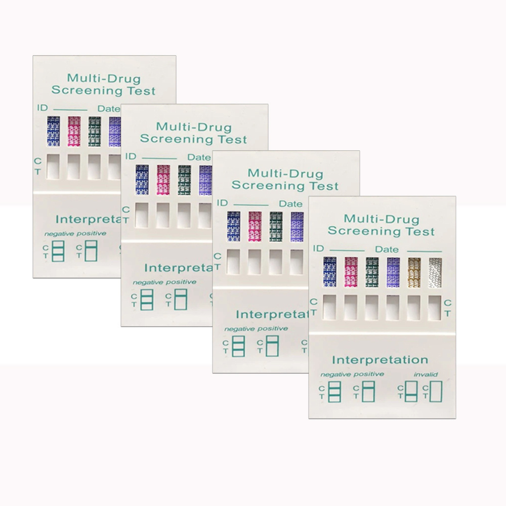 DEEPBLUE Medical Supplies Muilt-Drug Screening Test 7 In 1THC/MOP/MET/BZO/AMP/COC/SOMA Rapid Test Kits With CE Approval