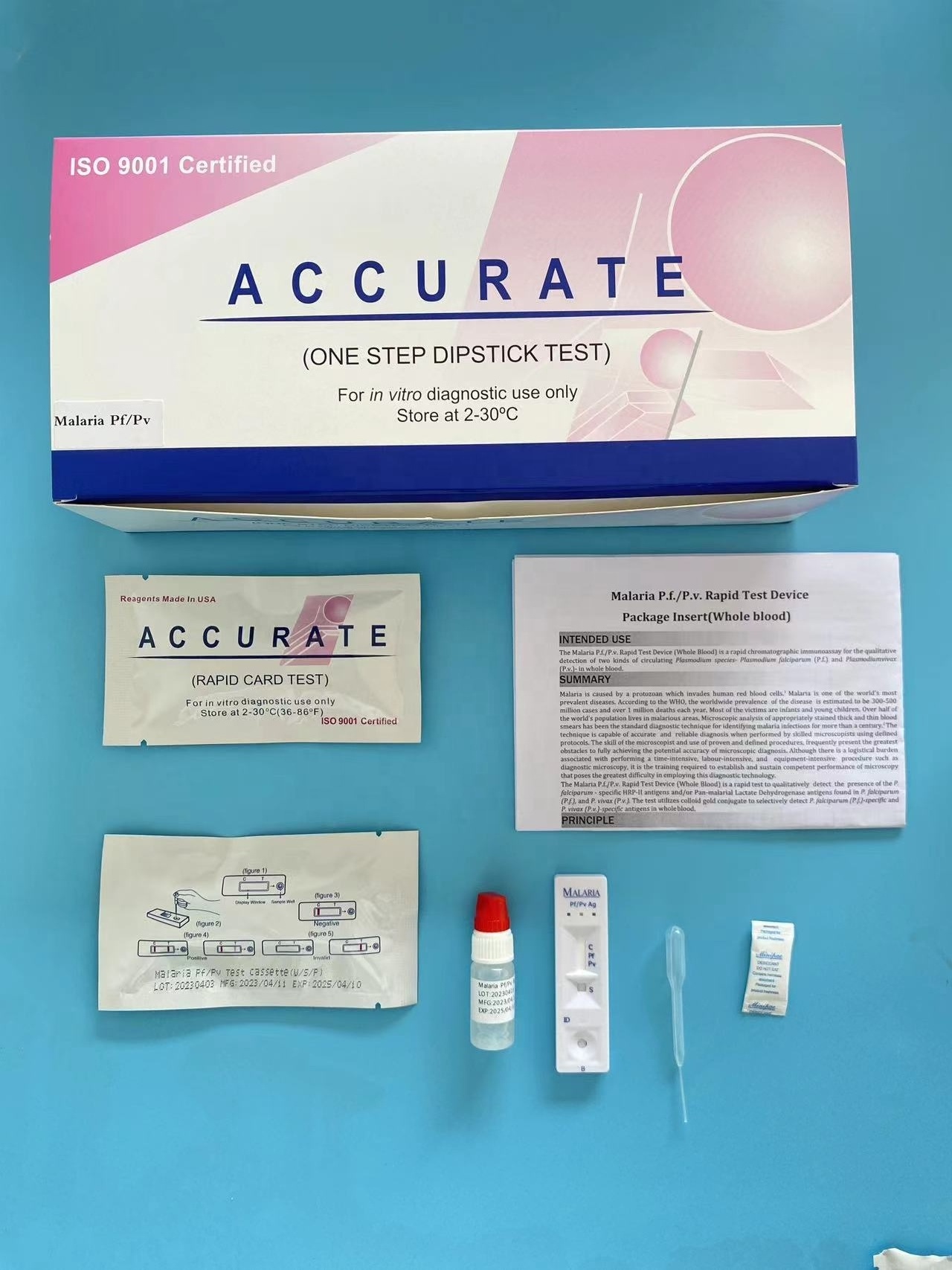 DEEPBLUE Infectious Disease Test Kit Rapid Test Manufacture HIV/HCV/HBSAG/Malaria/Dengue Diagnostic Test Kit