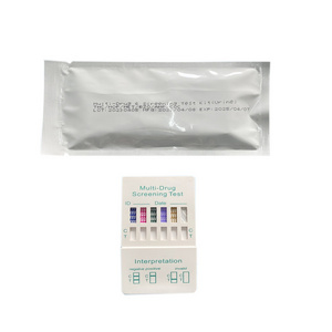 DEEPBLUE Medical Supplies Muilt-Drug Screening Test 7 In 1THC/MOP/MET/BZO/AMP/COC/SOMA Rapid Test Kits With CE Approval