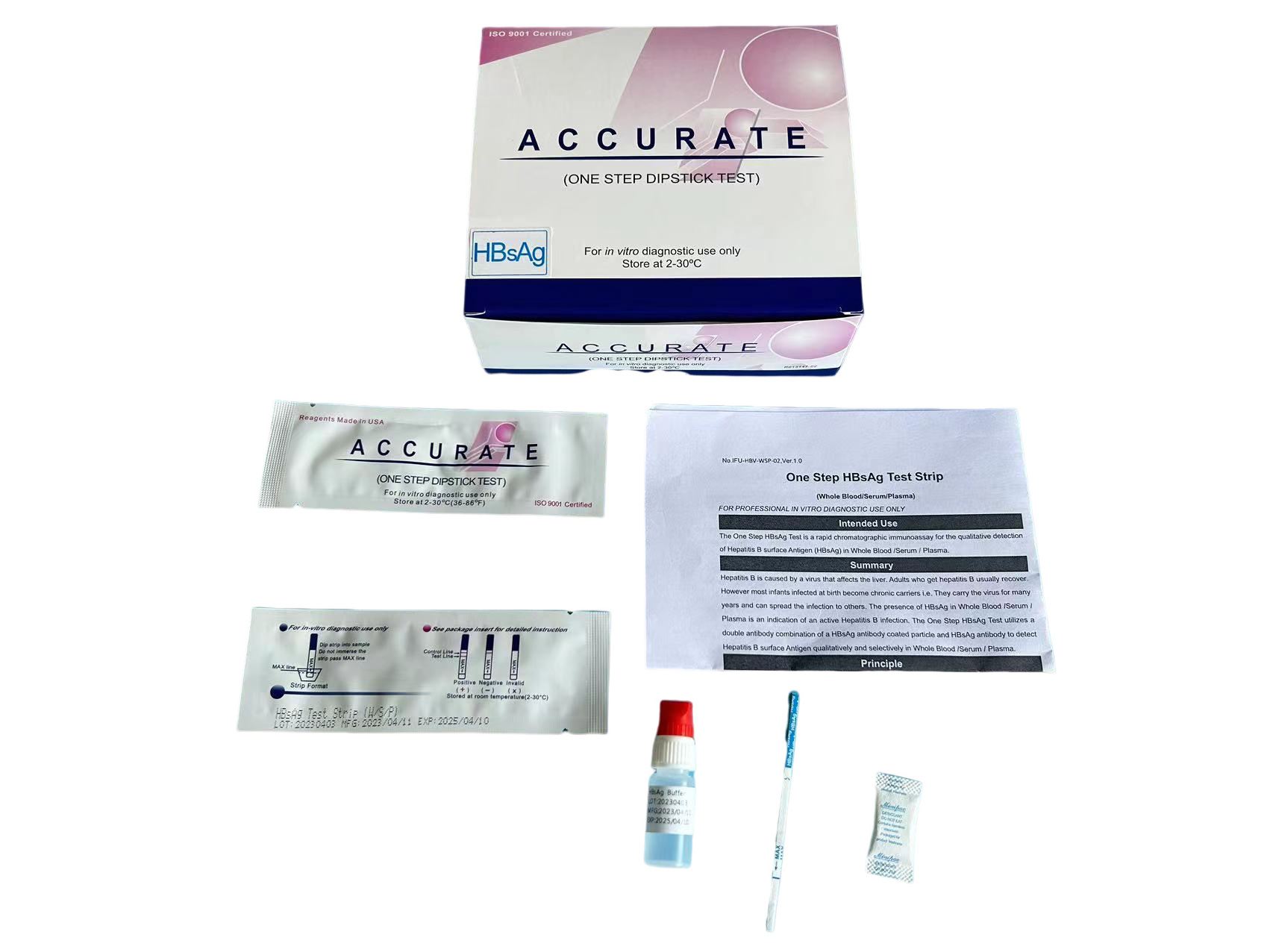 Rapid Test Manufacture Best Price Infectious HBsAg Rapid Test Kit Strip