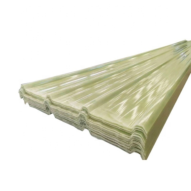 Factory price 10 year warranty FRP roofing panels plastic roof fiberglass sheet