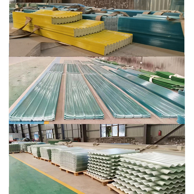 Factory Price GRP Roof Panels Fiberglass FRP Corrugated Roofing Sheets