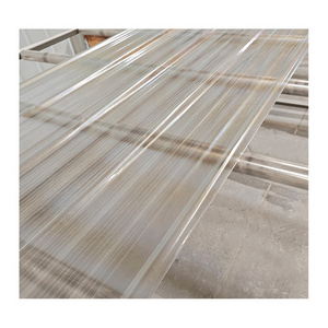 UV Plastic Transparent Fiberglass Panels Soundproof Heat Resistant Roofing Sheets