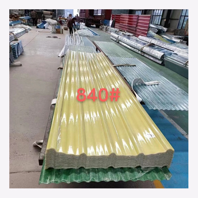 Factory Price GRP Roof Panels Fiberglass FRP Corrugated Roofing Sheets