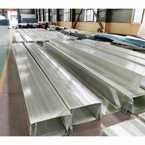 GRP FRP Rain Gutter Greenhouse Gutter Industrial FRP Gutters