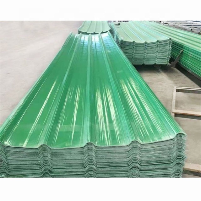 Building Material Roof Tiles FRP Gel Coat Panel Fiberglass Sheet Panels Roll