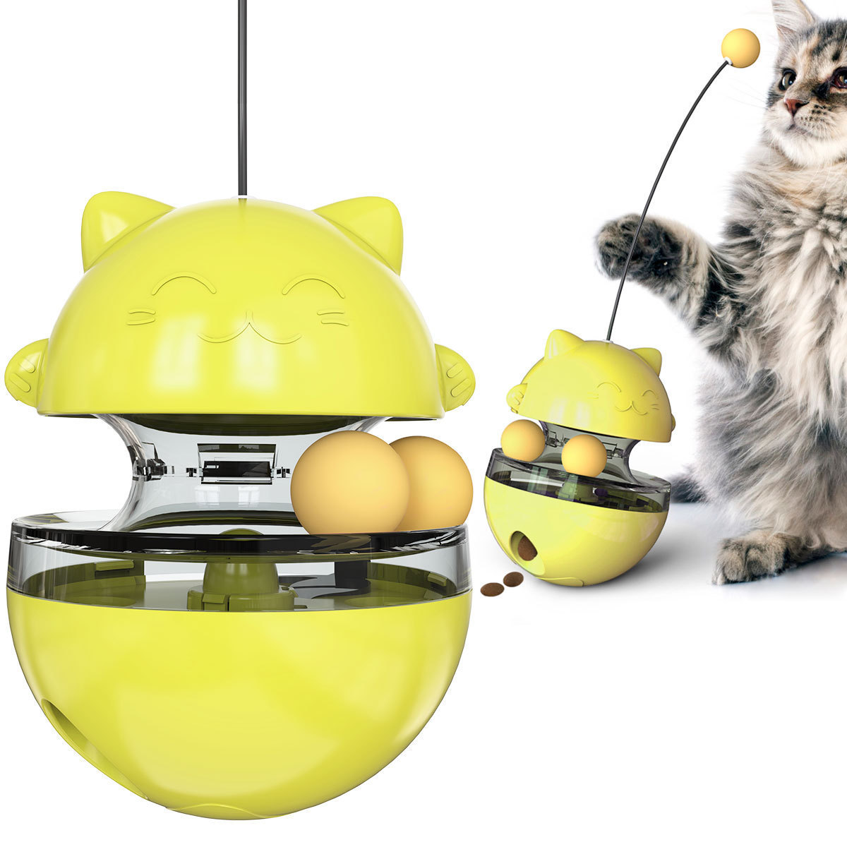 New Pet items Shake leaking food Ball Cat Toy Educational Tumbler Cat Toy Juguetes Para Gatos Interactive Toy For Cats