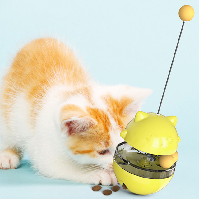 New Pet items Shake leaking food Ball Cat Toy Educational Tumbler Cat Toy Juguetes Para Gatos Interactive Toy For Cats