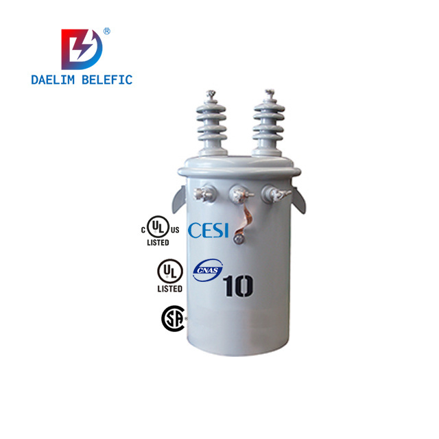 CSA electric single phase 60hz pole mounted transformer manufacturer 15 kva 25KVA 50kva 75kva 20KV 13200V 7620V to 240V