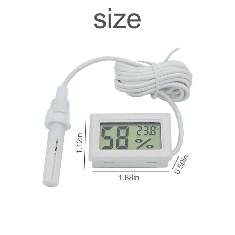 Wholesale Digital Mini Temperature  Humidity Gauge Thermometer Hygrometer for Cars Incubators and Brooders