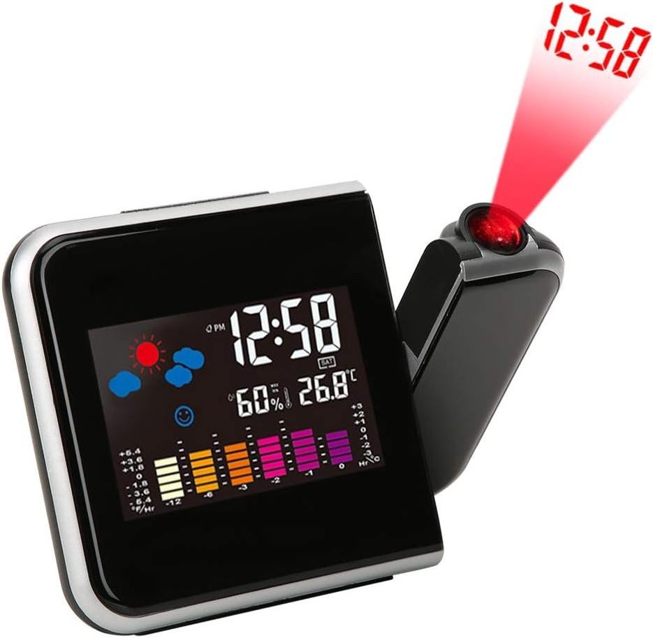 projection digital clock digital alarm clock with ceiling lcd projection redled projector alarm clock