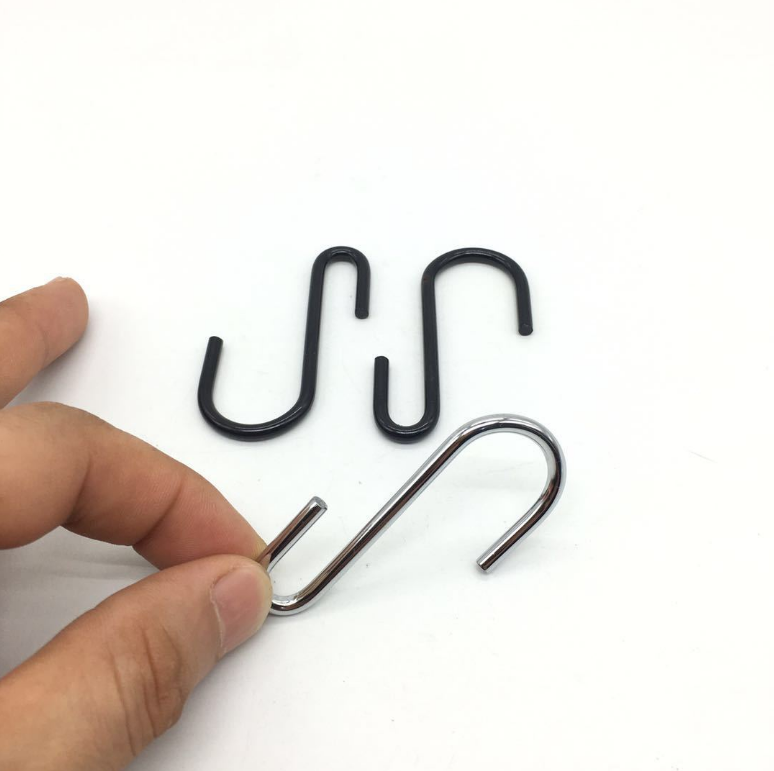 Custom Manufacturer Hanging S Shape Steel Metal Wire S Hook