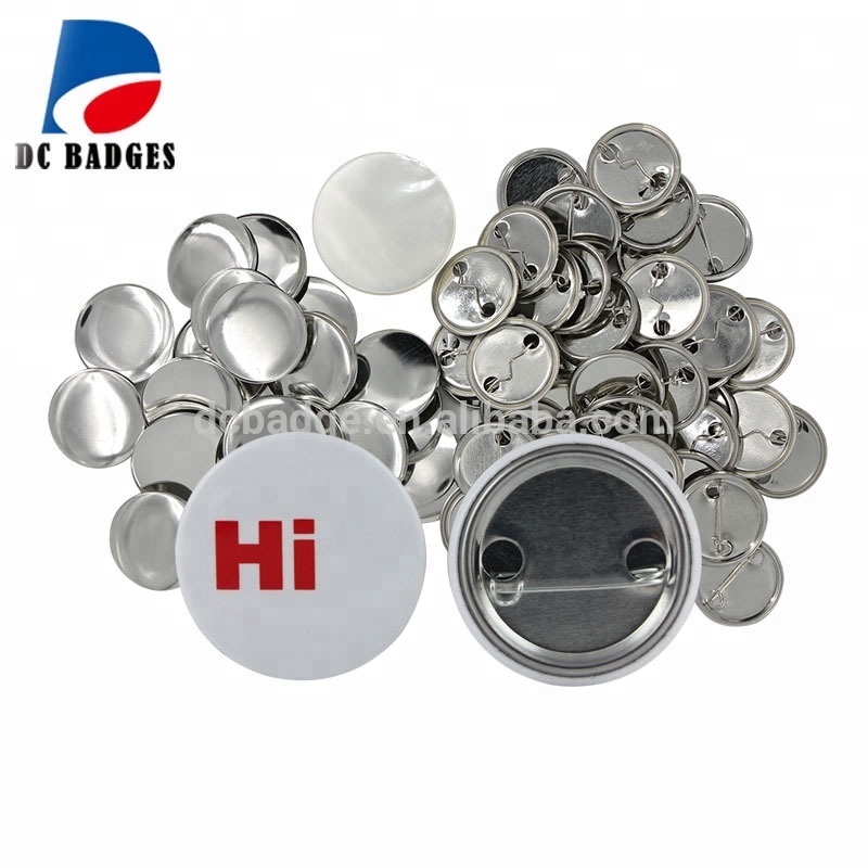 DIY button maker button component of Metal Pin Button Components Badge Materials size 25mm, 37mm, 58mm