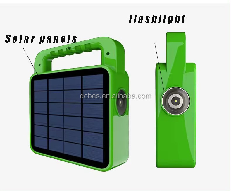 Multi-functional Solar Portable Outdoor Flood Light For Camping Emergency Warning Portable Searchlight