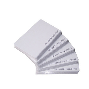 Low Cost Proximity 125khz Rfid Card Tk4100 Rfid Card with Number Printed TK4100 125khz RFID Blank Card EM4100 EM4200